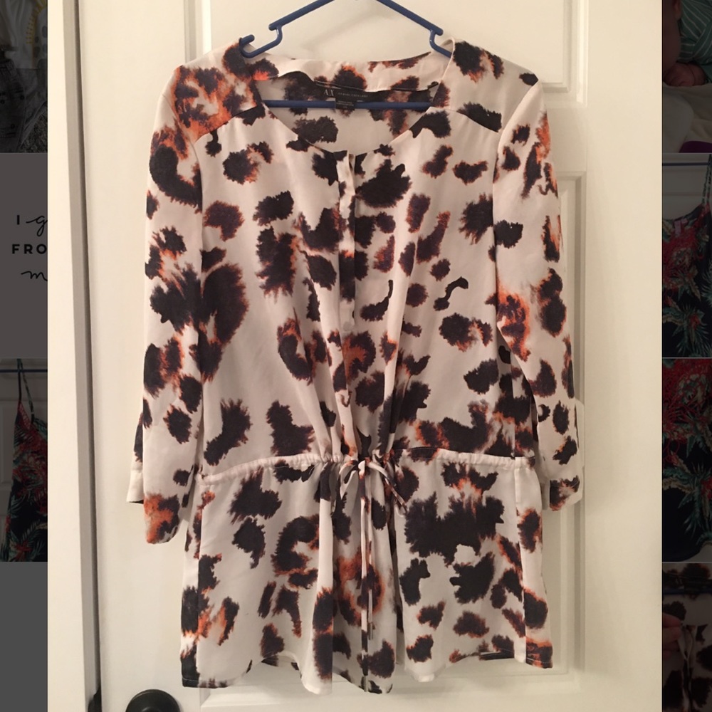 Armani Exchange Peplum